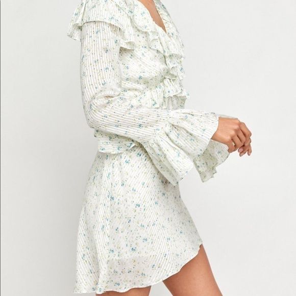 Free People Sweetest Thing Mini Dress Ivory Size 10 NWT - Picture 2 of 15